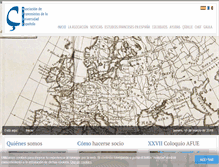 Tablet Screenshot of apfue.org